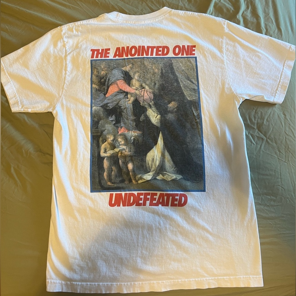 Undefeated T-Shirt Size M, The Anointed One Tee - White